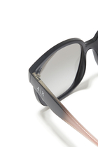 D-Frame Gradient Sunglasses